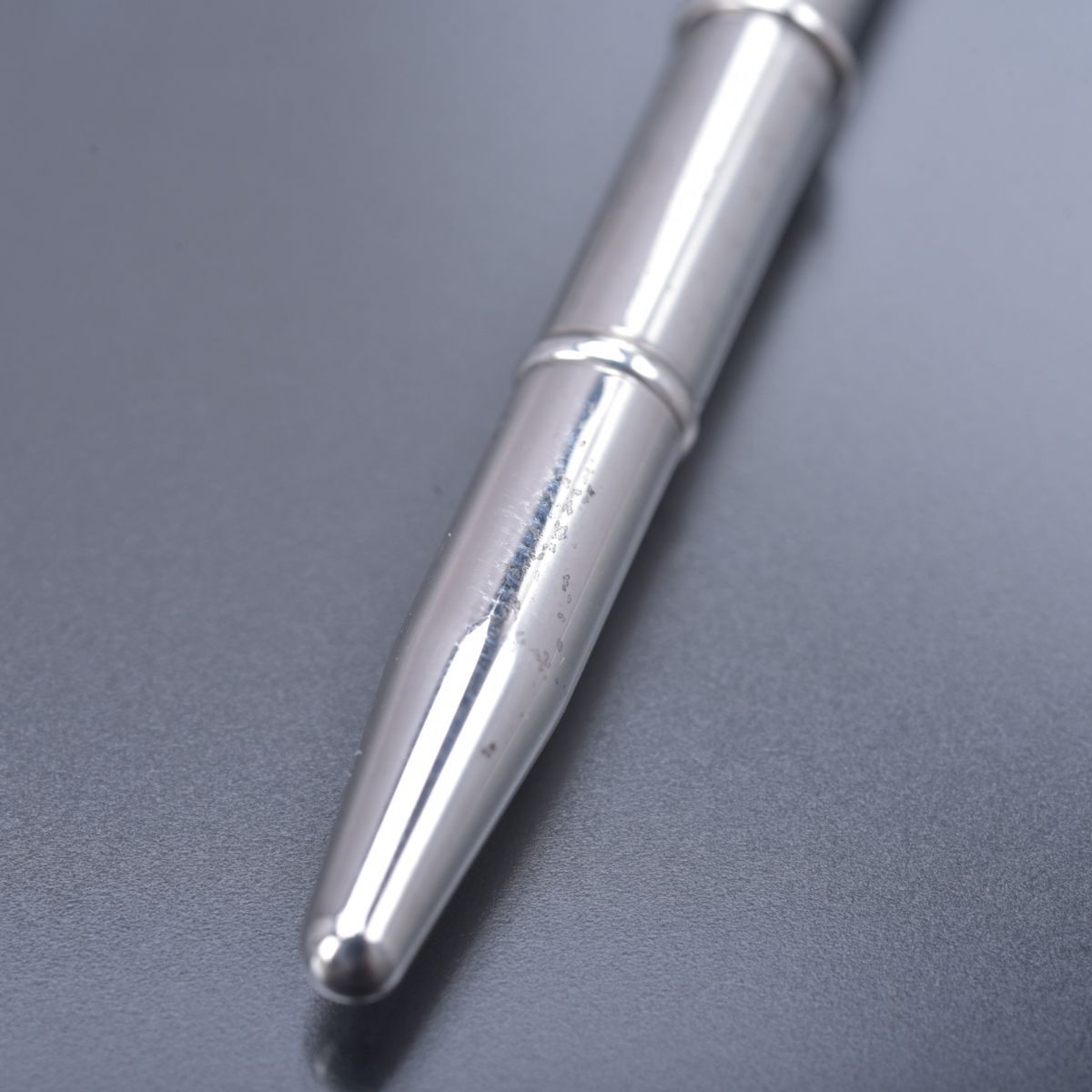 美品 エルメス HERMES ボールペン 925 シルバー フランス制 キャップ式 文具 文房具 ブランド #N※B502