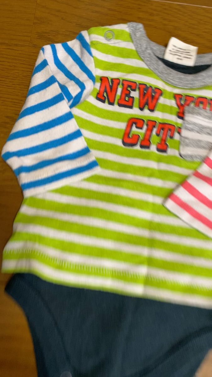 F.Oキッズ ロンT 肌着一体式70cm