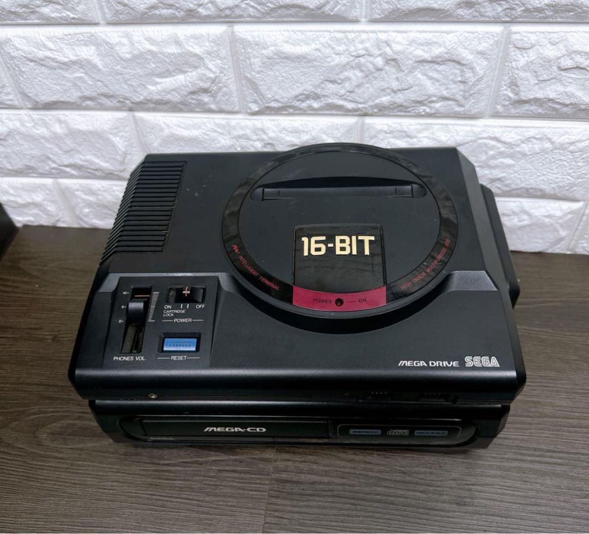FRAM/メンテナンス】メガドライブ メガCD 本体一式 すぐ遊べる
