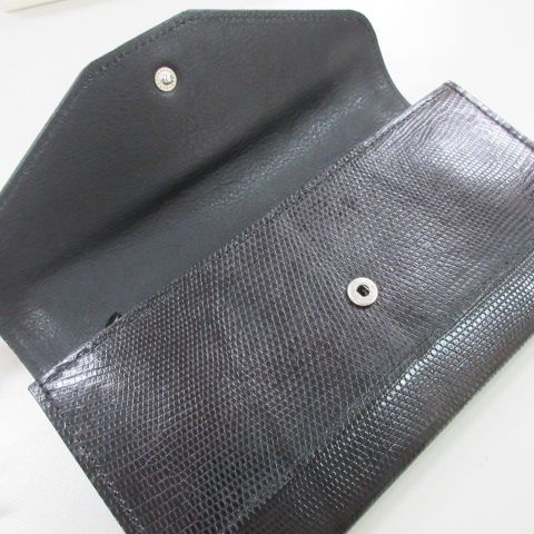新品未使用 長財布 財布 ブラック × ゴールド 本革 革 革製品 新品未使用 長財布 財布 ブラック × ゴールド 本革 革 革製品