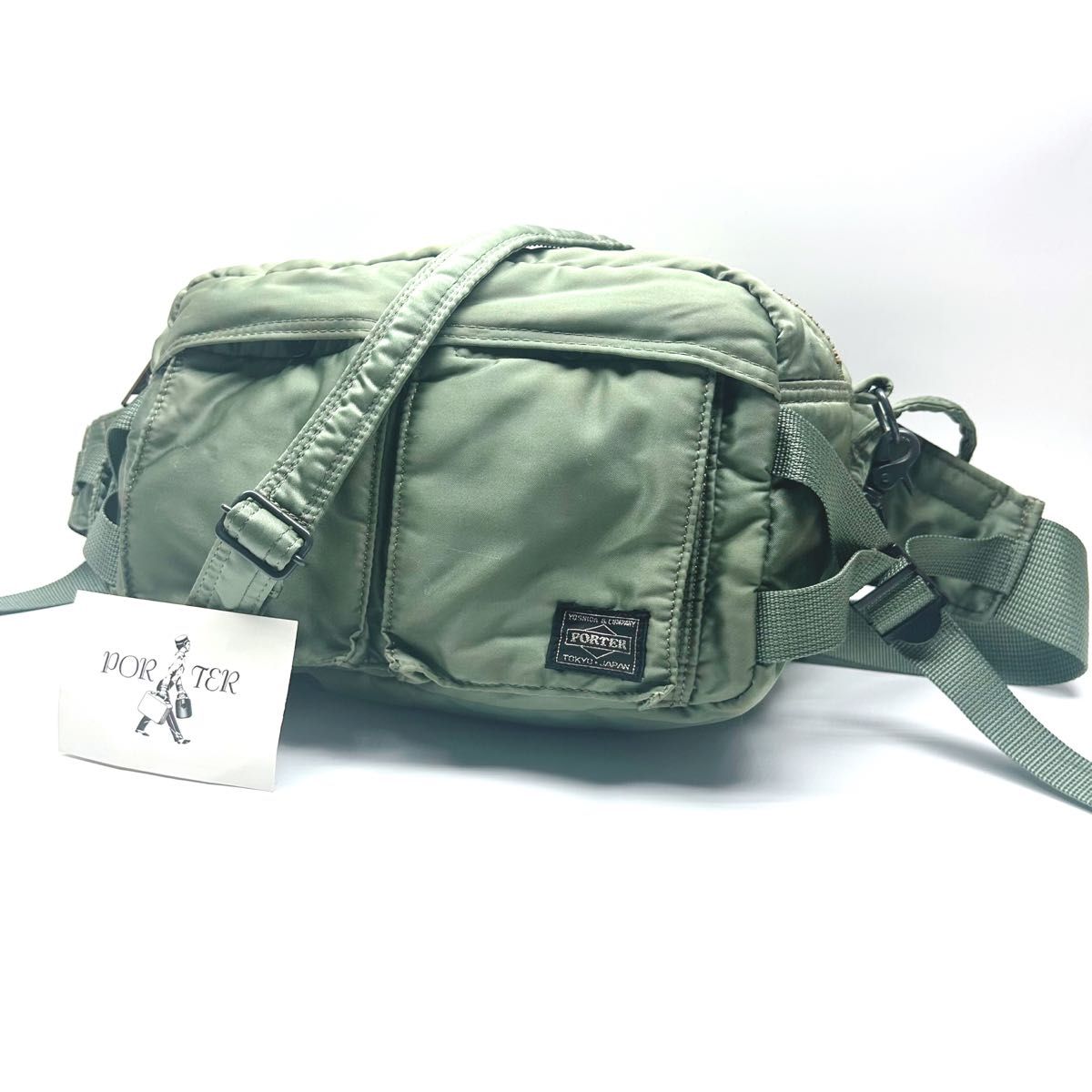 良品 PORTER ポーター 2way ウエストバッグ ショルダーバッグ 良品 PORTER ポーター 2way ウエストバッグ ショルダーバッグ