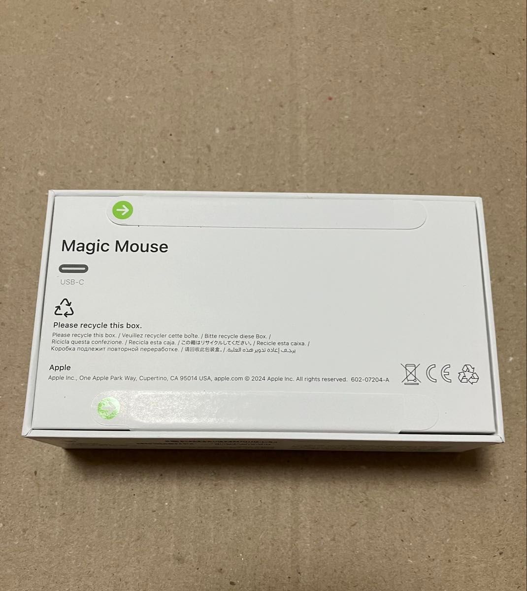 新品未開封】Apple Magic Mouse White USB-C MXK53ZA/A 2024秋 新品未開封】Apple Magic Mouse White USB-C MXK53ZA/A 2024秋