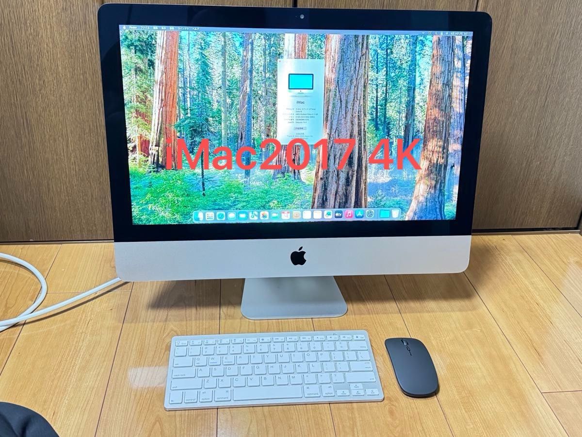 Apple iMac 4K 2017 21 5 8GB/1T HDD キーボード マウス付 Apple iMac 4K 2017 21 5 8GB/1T HDD キーボード マウス付