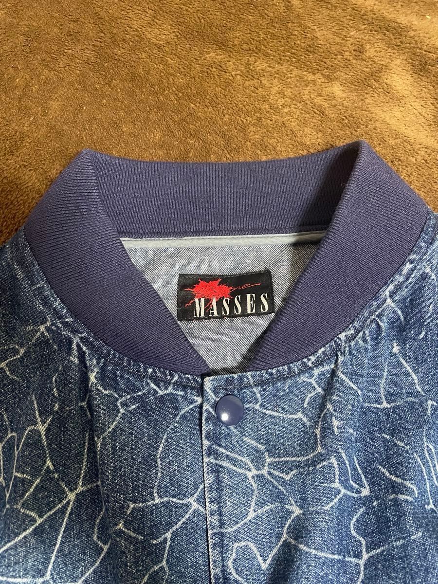 再出品】MASSES マシス 19SS DENIM CRACK RIB JKT デニム 再出品】MASSES マシス 19SS DENIM CRACK RIB JKT デニム