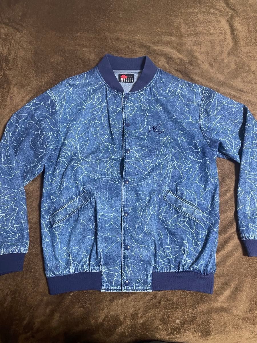 再出品】MASSES マシス 19SS DENIM CRACK RIB JKT デニム 再出品】MASSES マシス 19SS DENIM CRACK RIB JKT デニム