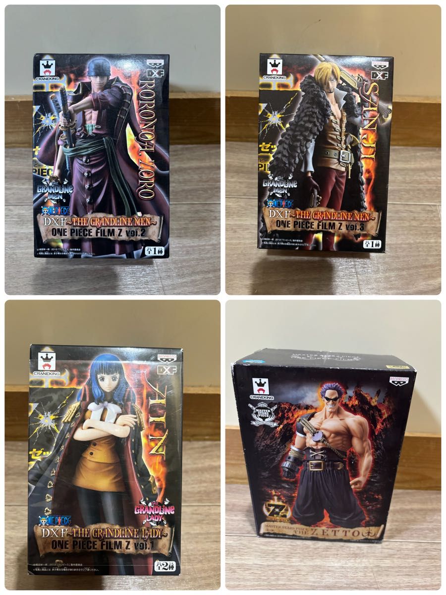 ワンピース FILM Z GRANDLINE MSP DXフィギュア 4体セット ワンピース FILM Z GRANDLINE MSP DXフィギュア 4体セット