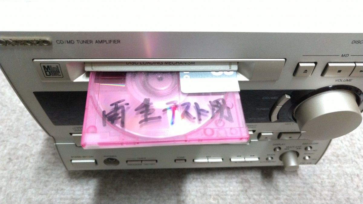 オンキョー CD-MDチューナーアンプFR-V5リモコン付き|Yahoo オンキョー CD-MDチューナーアンプFR-V5リモコン付き|Yahoo