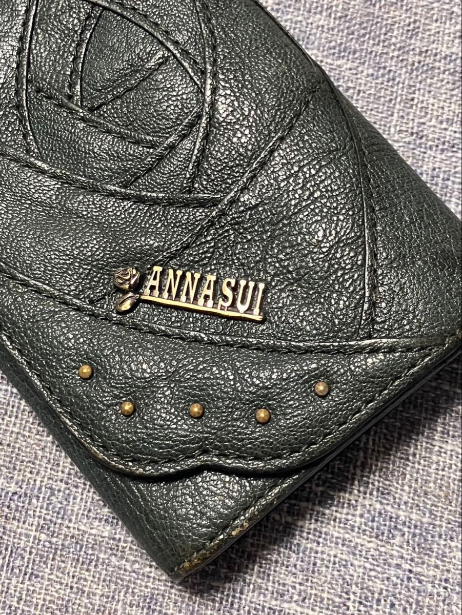 アナスイ ANNASUI ローズウッド 薔薇 グリーン 長財布|Yahoo アナスイ ANNASUI ローズウッド 薔薇 グリーン 長財布|Yahoo