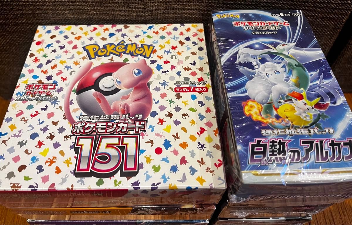 ポケモンカードゲーム 未開封ボックス シュリンク付き6ボックス ポケモンカードゲーム 未開封ボックス シュリンク付き6ボックス