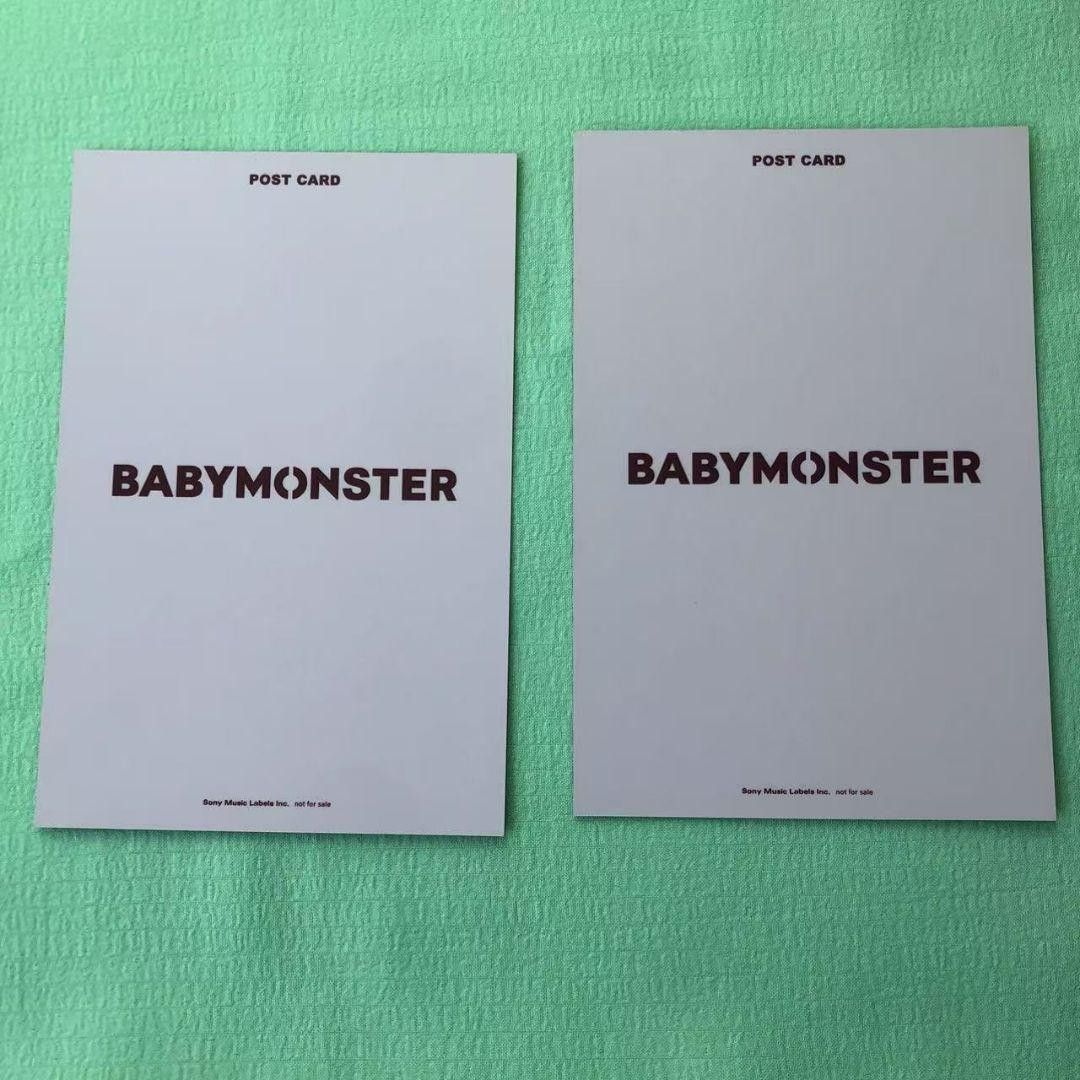 BABYMONSTER アサ 抽選 B賞 FC サイン ポストカード2枚|Yahoo BABYMONSTER アサ 抽選 B賞 FC サイン ポストカード2枚|Yahoo