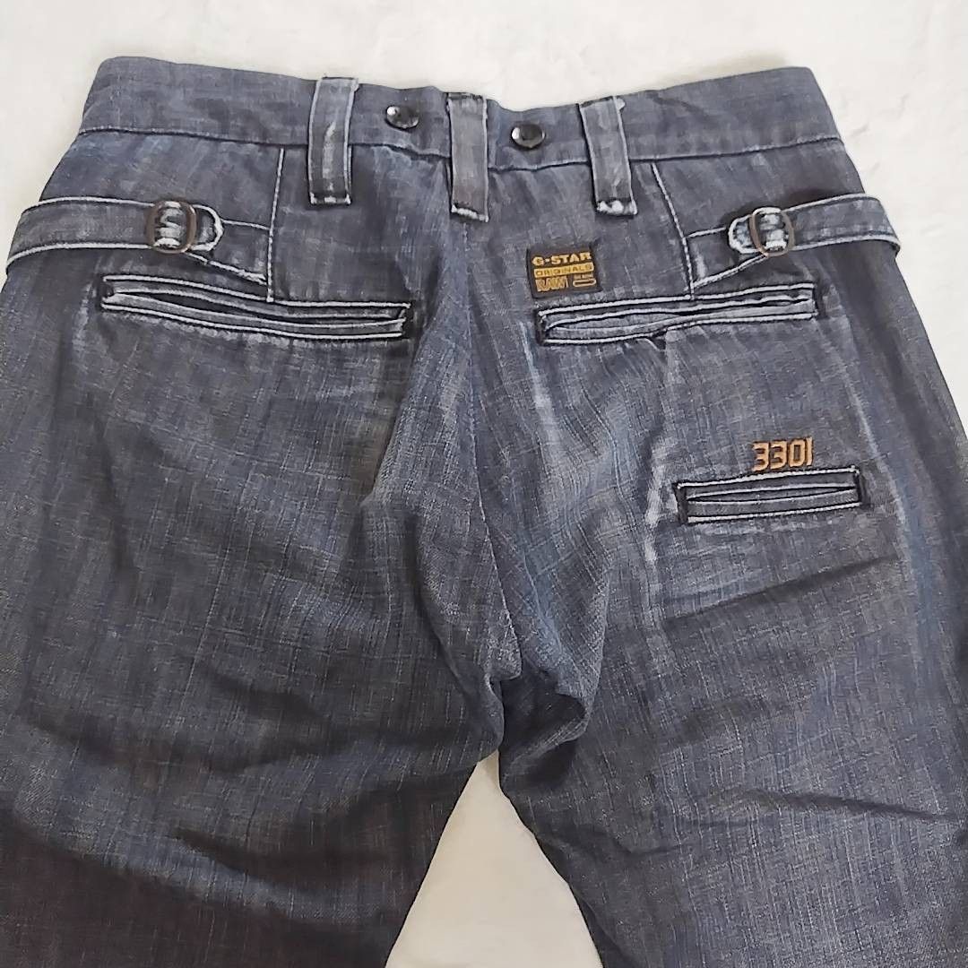 G-STAR RAW 3301 メンズ 28インチ 美品 デニムパンツ Mサイズ G-STAR RAW 3301 メンズ 28インチ 美品 デニムパンツ Mサイズ