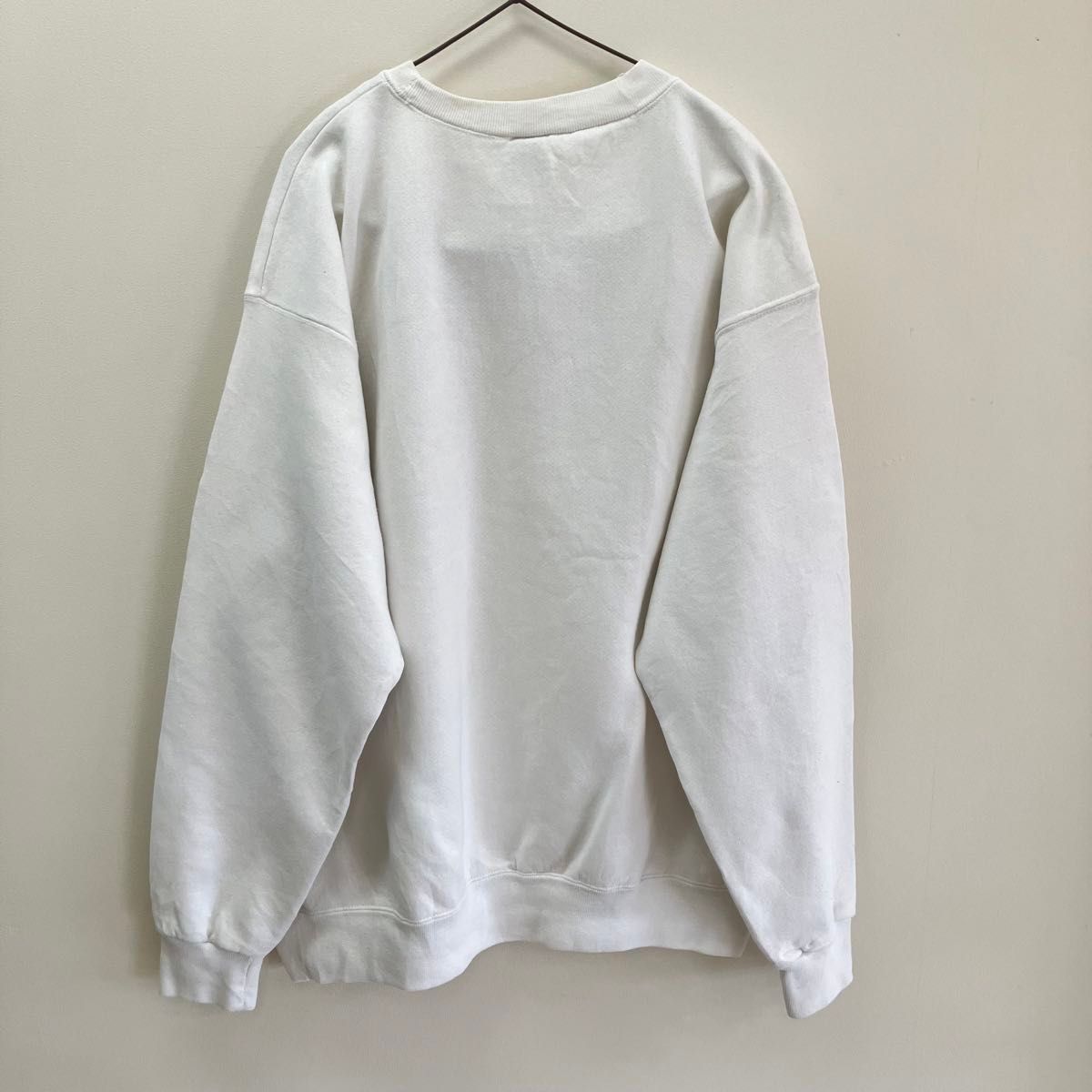 即日発送】90's古着 カレッジロゴ スウェット ホワイト メンズ 即日発送】90's古着 カレッジロゴ スウェット ホワイト メンズ