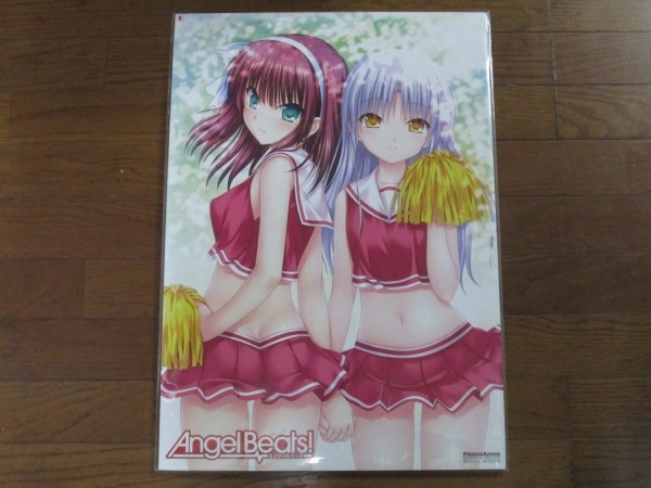 Angel Beats..... angel big panel extra-large illustration board A2 size pi cut anime Angel Be tsu