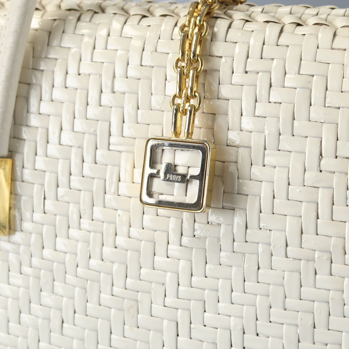 TI8127△イタリア製 ヴィンテージ LANCEL ランセル 編み込み TI8127△イタリア製 ヴィンテージ LANCEL ランセル 編み込み