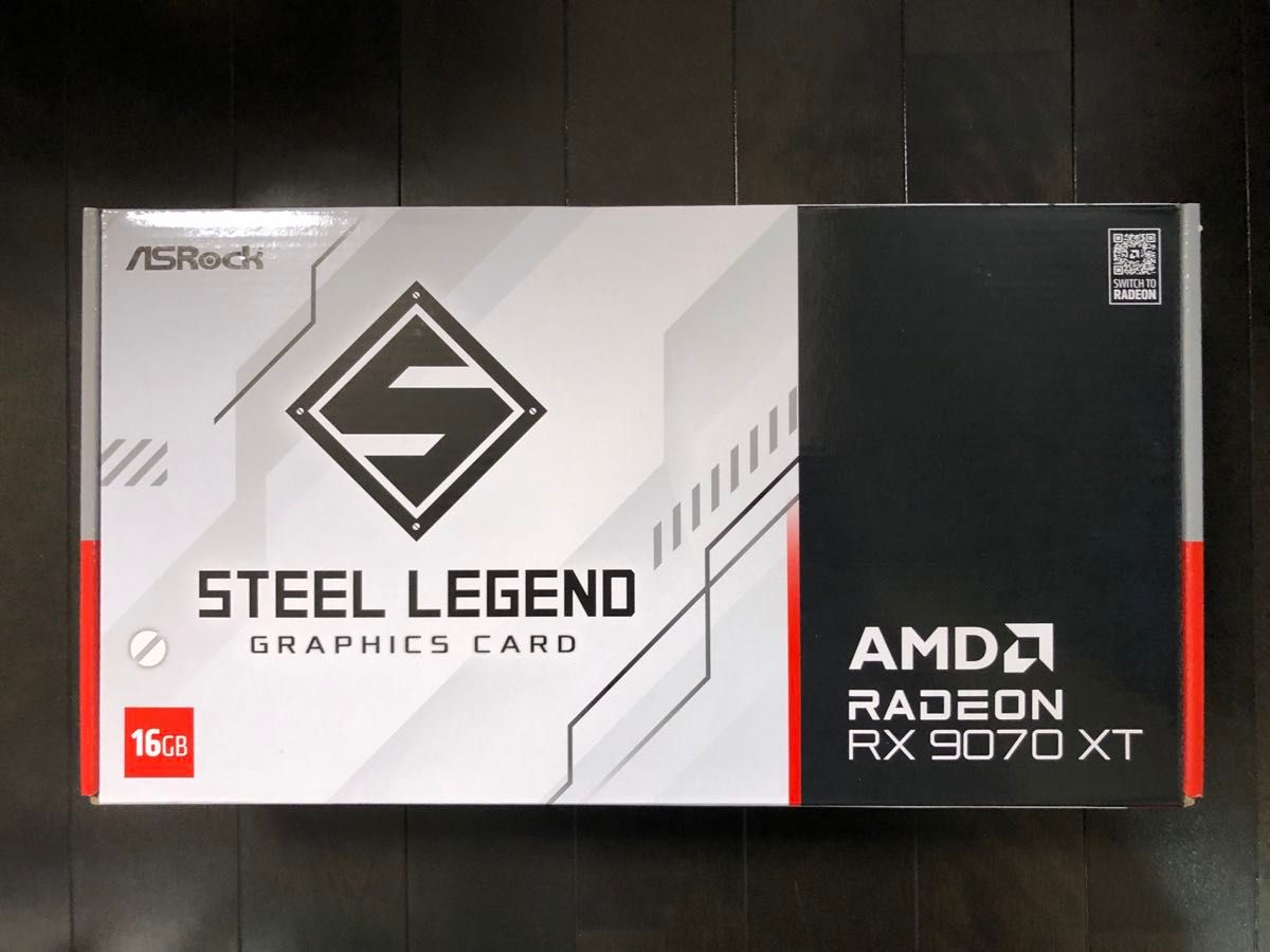 新品未開封品 AMD ASRock Radeon RX 9070 XT Steel Legend 16GB 新品未開封品 AMD ASRock Radeon RX 9070 XT Steel Legend 16GB