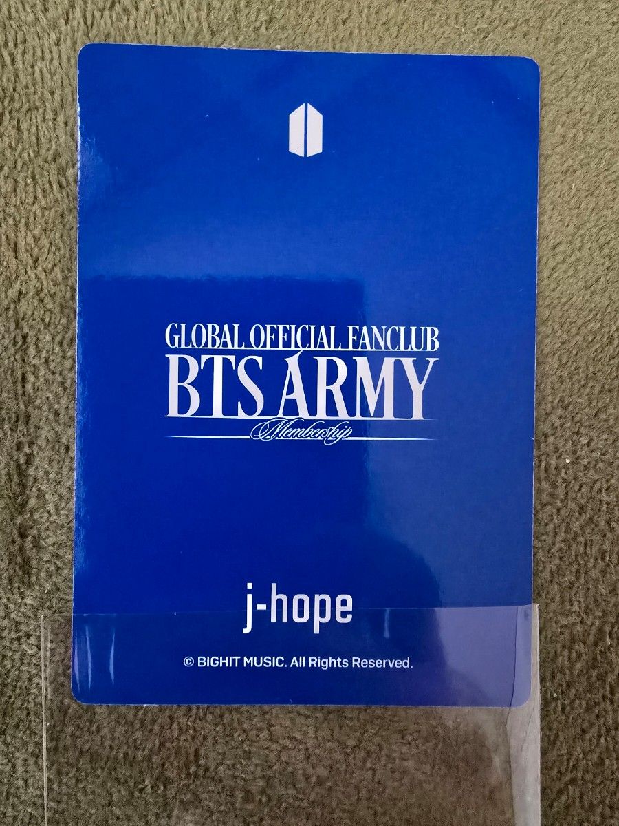 ARMY MEMBERSHIP トレカ J-HOPE|Yahoo!フリマ(旧PayPayフリマ) ARMY MEMBERSHIP トレカ J-HOPE|Yahoo!フリマ(旧PayPayフリマ)