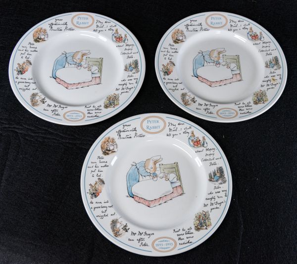 【美品】ロイヤルコペンハーゲン/ ミントン/ ウェッジウッド/ ナルミ 「プレート 6点組」コペンハーゲンのみ箱付 L7_画像4