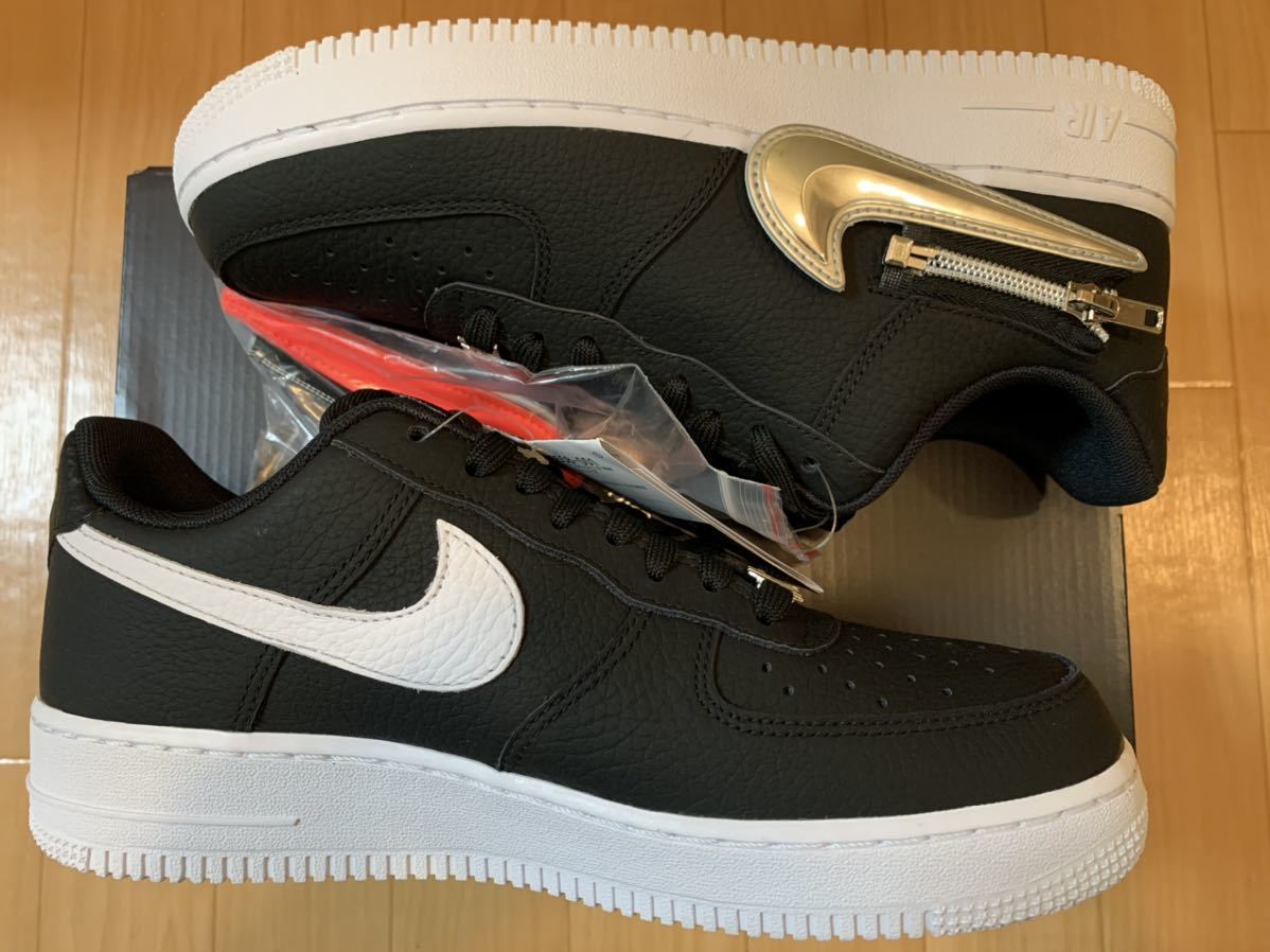 26.5cm NIKE AIR FORCE '07 PRM BLACK ナイキ エア フォース エア