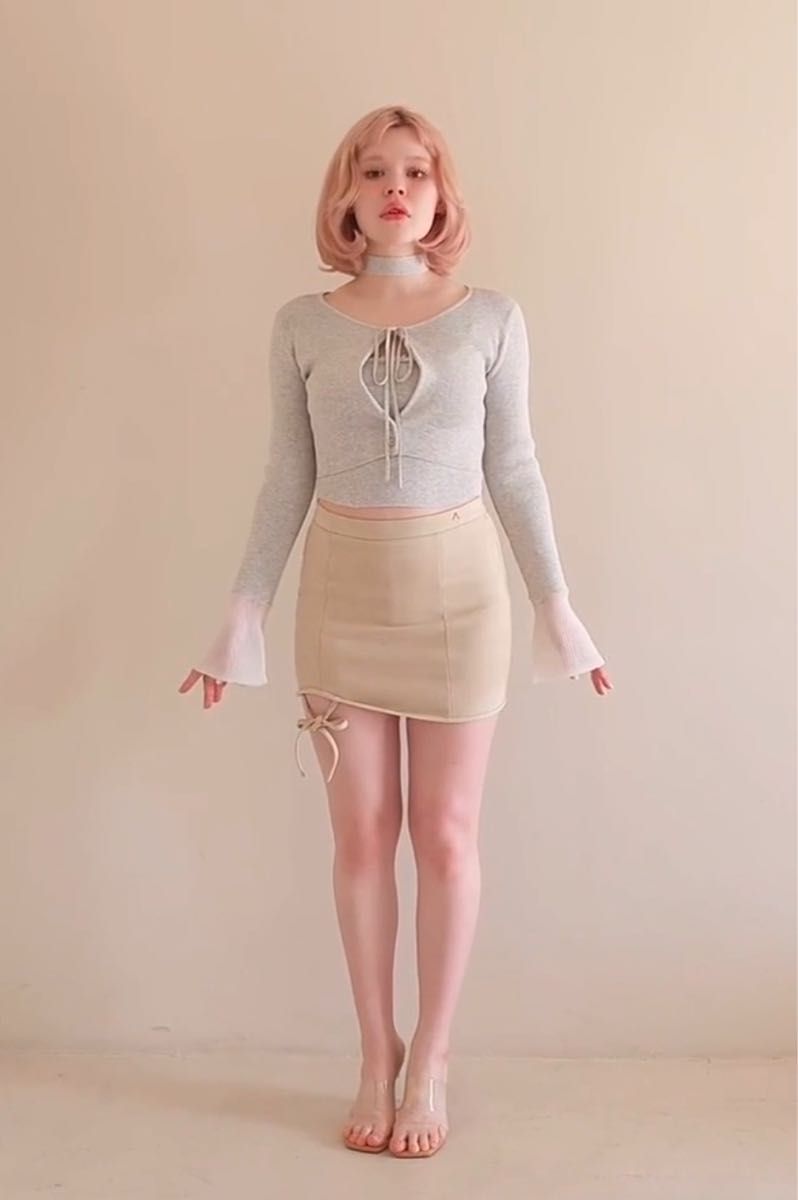 Pamela ribbon mini skirt アンドマリー|Yahoo!フリマ(旧 Pamela ribbon mini skirt アンドマリー|Yahoo!フリマ(旧