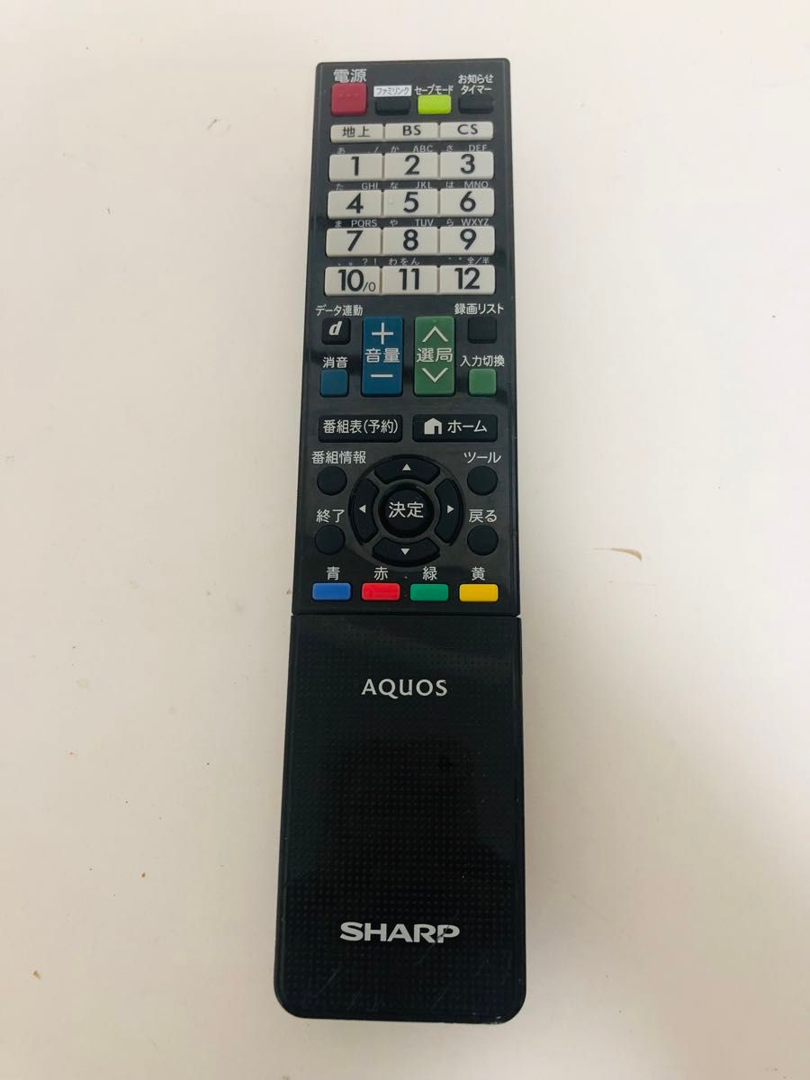 即日発送 シャープ AQUOS テレビ用リモコン GB077WJSA 中古 LC 即日発送 シャープ AQUOS テレビ用リモコン GB077WJSA 中古 LC