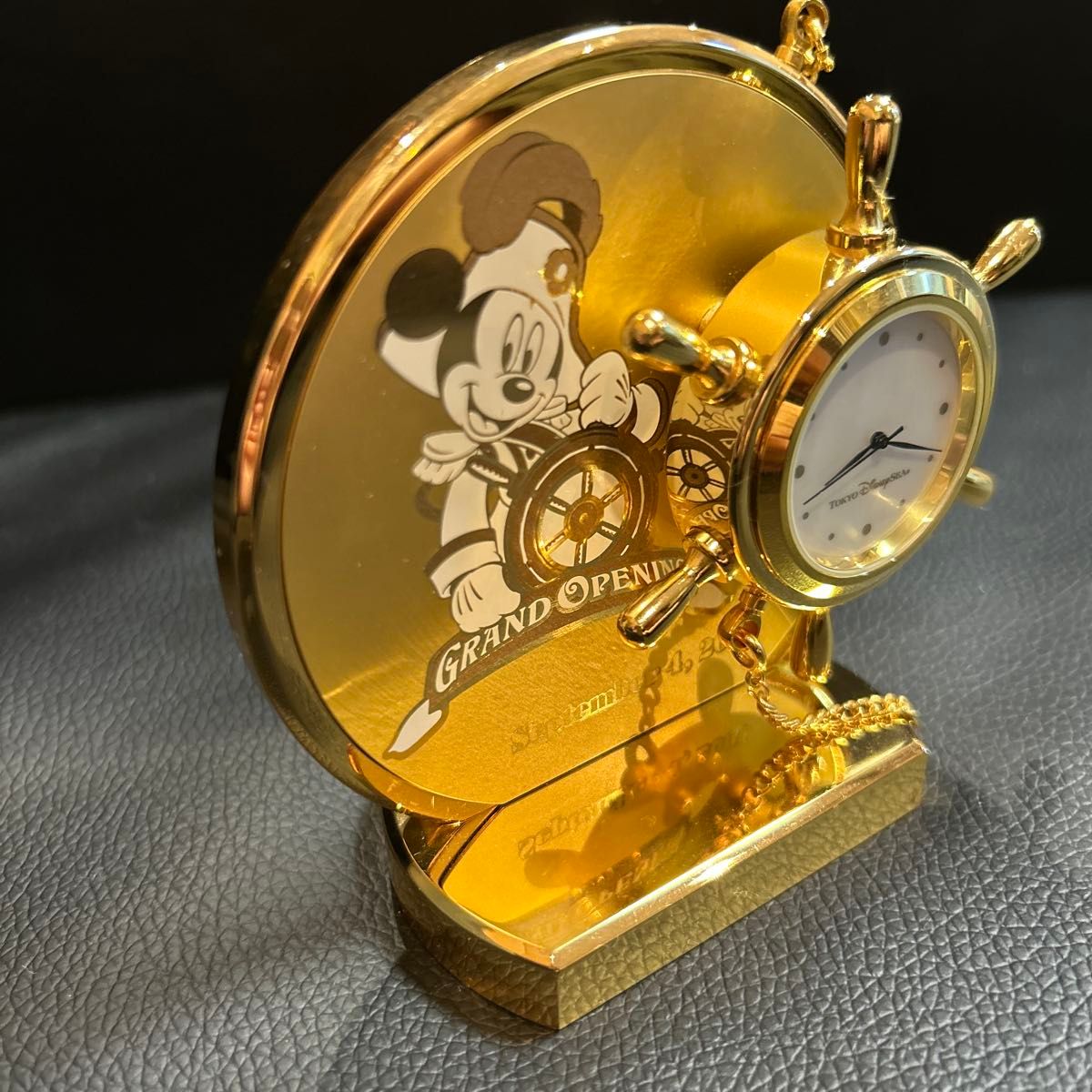 東京ディズニーシー グランドオープニング記念 置時計 ミッキー 東京ディズニーシー グランドオープニング記念 置時計 ミッキー