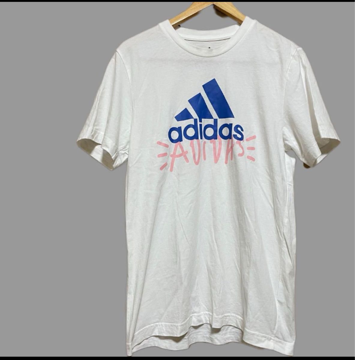 adidas ホワイト Tシャツ /Mサイズ 半袖Tシャツ Tシャツ adidas ホワイト Tシャツ /Mサイズ 半袖Tシャツ Tシャツ