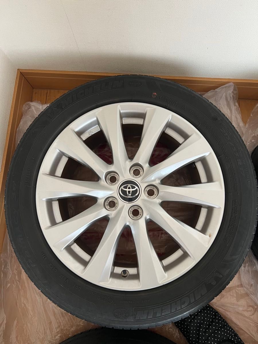 トヨタ 70系カムリ 純正タイヤホイール 215/55R17 アルミ トヨタ 70系カムリ 純正タイヤホイール 215/55R17 アルミ