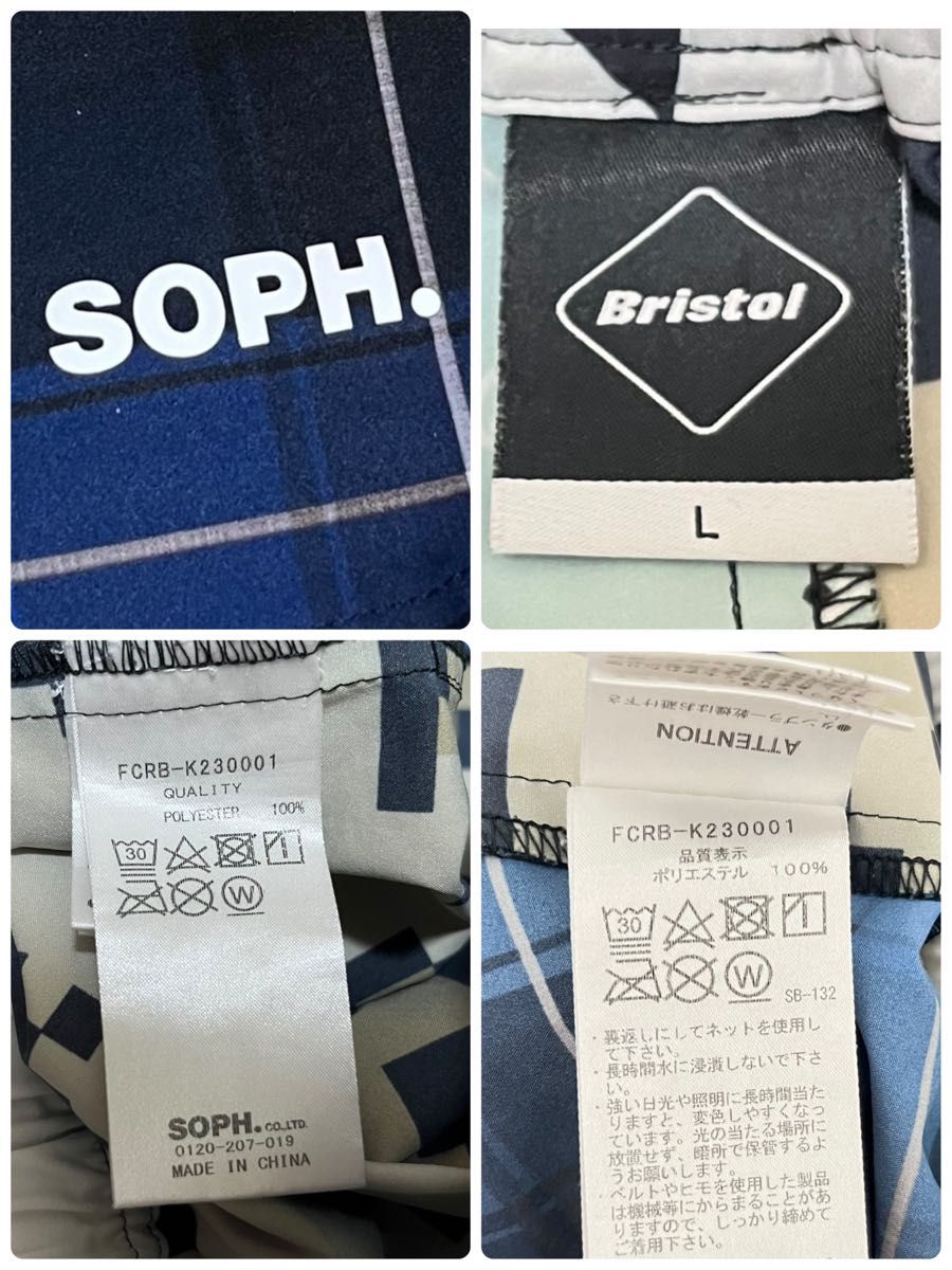 未使用品 SOPH Bristol ブリストル マルチカラー ハーフパンツ 未使用品 SOPH Bristol ブリストル マルチカラー ハーフパンツ