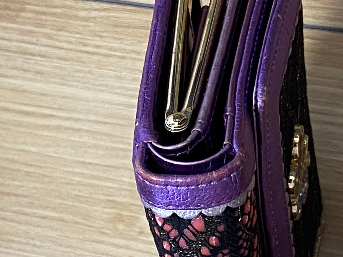 ANNA SUI 三つ折り財布 レース 蝶 パープル|Yahoo!フリマ(旧 ANNA SUI 三つ折り財布 レース 蝶 パープル|Yahoo!フリマ(旧
