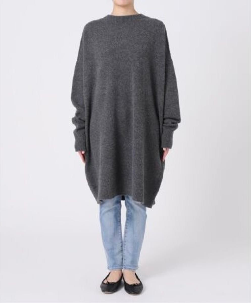Spick and Span ロングスリーブワイドチュニック丈プルオーバー Spick and Span ロングスリーブワイドチュニック丈プルオーバー