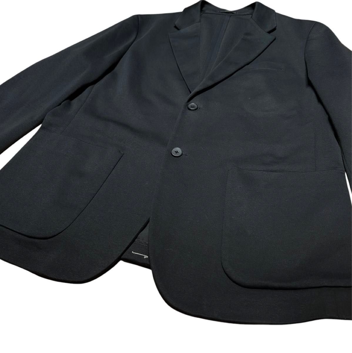 未使用級】特価】UNIQLO コンフォート2Bジャケット ブラック XL 未使用級】特価】UNIQLO コンフォート2Bジャケット ブラック XL
