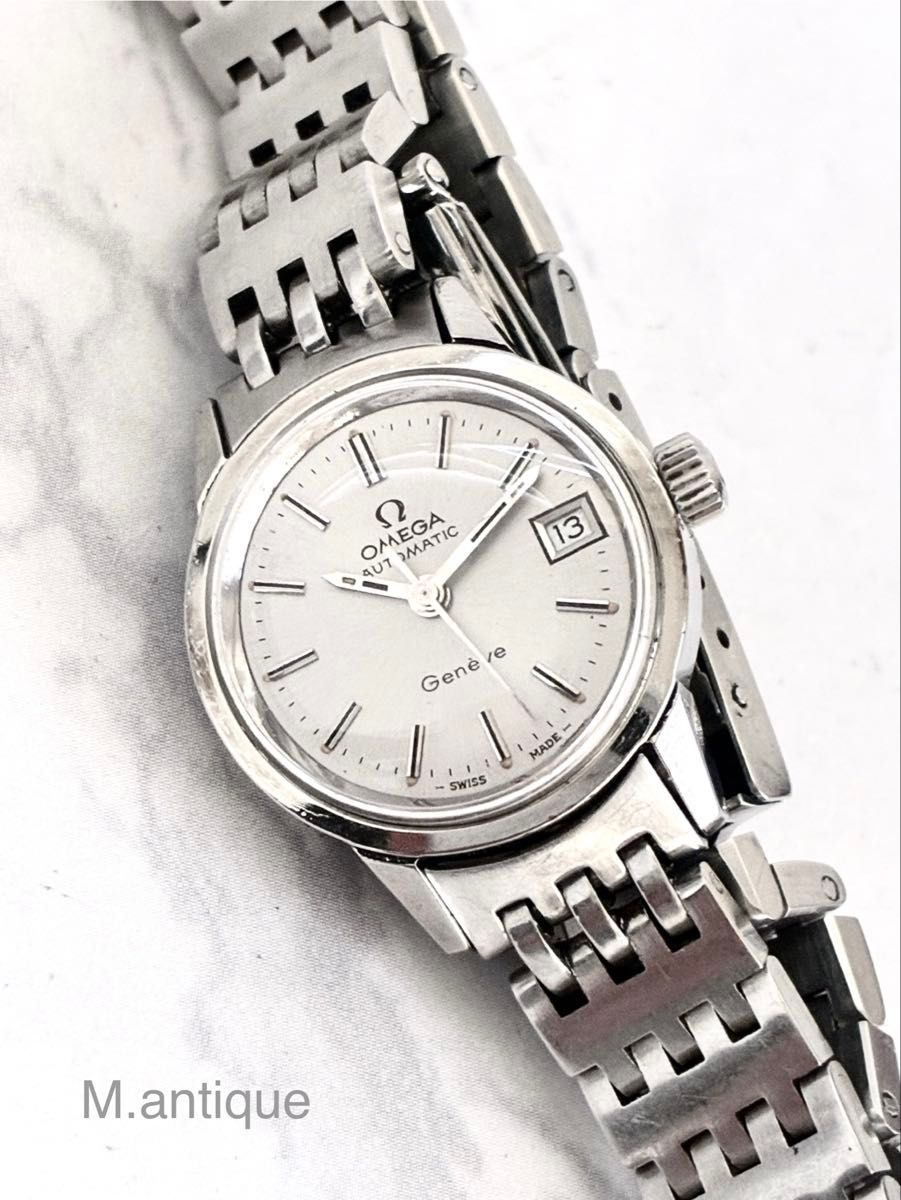 OH済】OMEGA オメガ ジュネーブ アンティーク自動巻き 腕時計 OH済】OMEGA オメガ ジュネーブ アンティーク自動巻き 腕時計