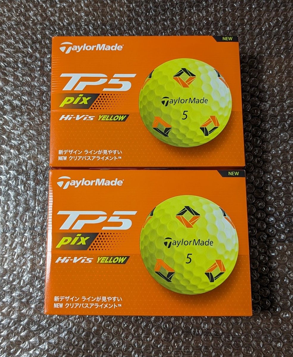 新品 テーラーメイド TP5 pix イエロー 2024年モデル 2ダース 新品 テーラーメイド TP5 pix イエロー 2024年モデル 2ダース