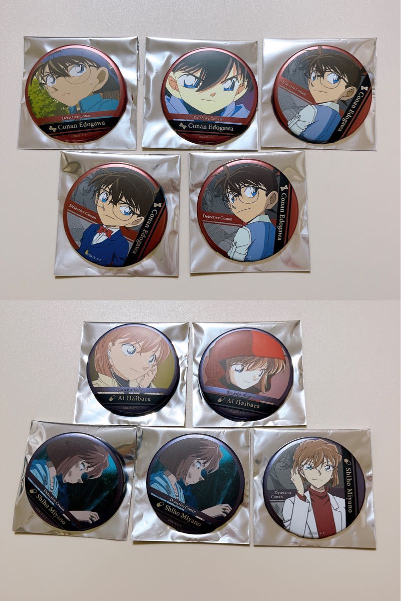 名探偵コナン コナンプラザ ジュエリー缶バッジ 江戸川コナン 灰 名探偵コナン コナンプラザ ジュエリー缶バッジ 江戸川コナン 灰