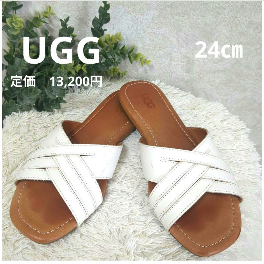 UGG アグ W KENLEIGH SLIDE レザースライドサンダル 24|Yahoo UGG アグ W KENLEIGH SLIDE レザースライドサンダル 24|Yahoo