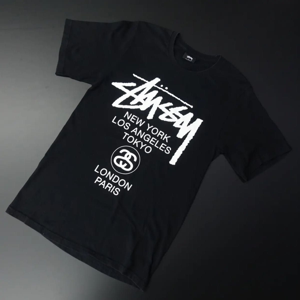 00s Vintage Stussy ステューシー 半袖プリントTシャツ ワールド 00s Vintage Stussy ステューシー 半袖プリントTシャツ ワールド