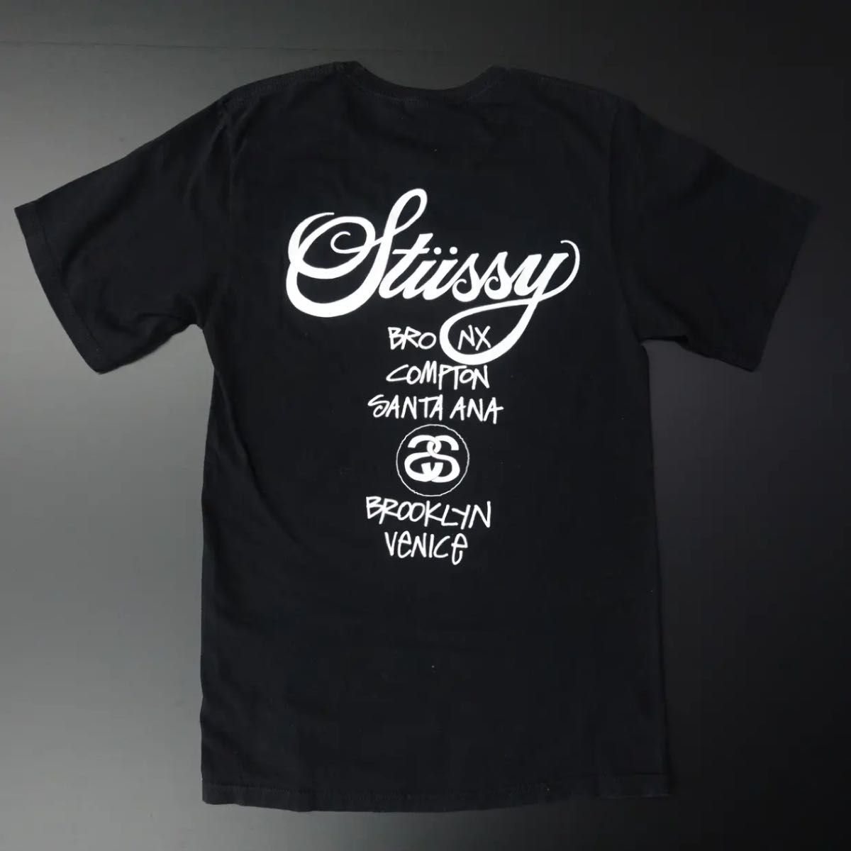 00s Vintage Stussy ステューシー 半袖プリントTシャツ ワールド 00s Vintage Stussy ステューシー 半袖プリントTシャツ ワールド