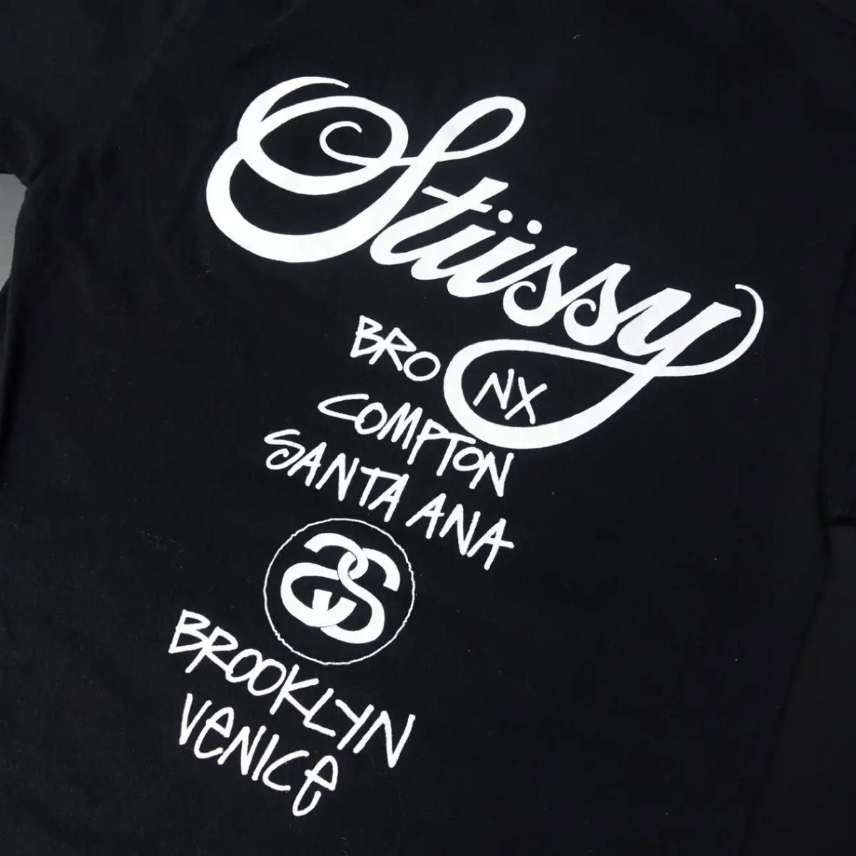 00s Vintage Stussy ステューシー 半袖プリントTシャツ ワールド 00s Vintage Stussy ステューシー 半袖プリントTシャツ ワールド