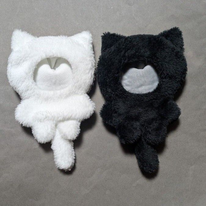 白ねこ 黒ねこ ぬい服 着ぐるみ セット 無装飾|Yahoo!フリマ 白ねこ 黒ねこ ぬい服 着ぐるみ セット 無装飾|Yahoo!フリマ