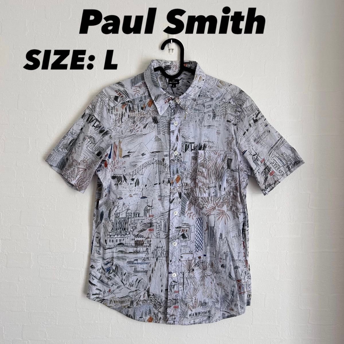 Paul Smith ポールスミス 総柄シャツ メンズ Lサイズ トップス Paul Smith ポールスミス 総柄シャツ メンズ Lサイズ トップス