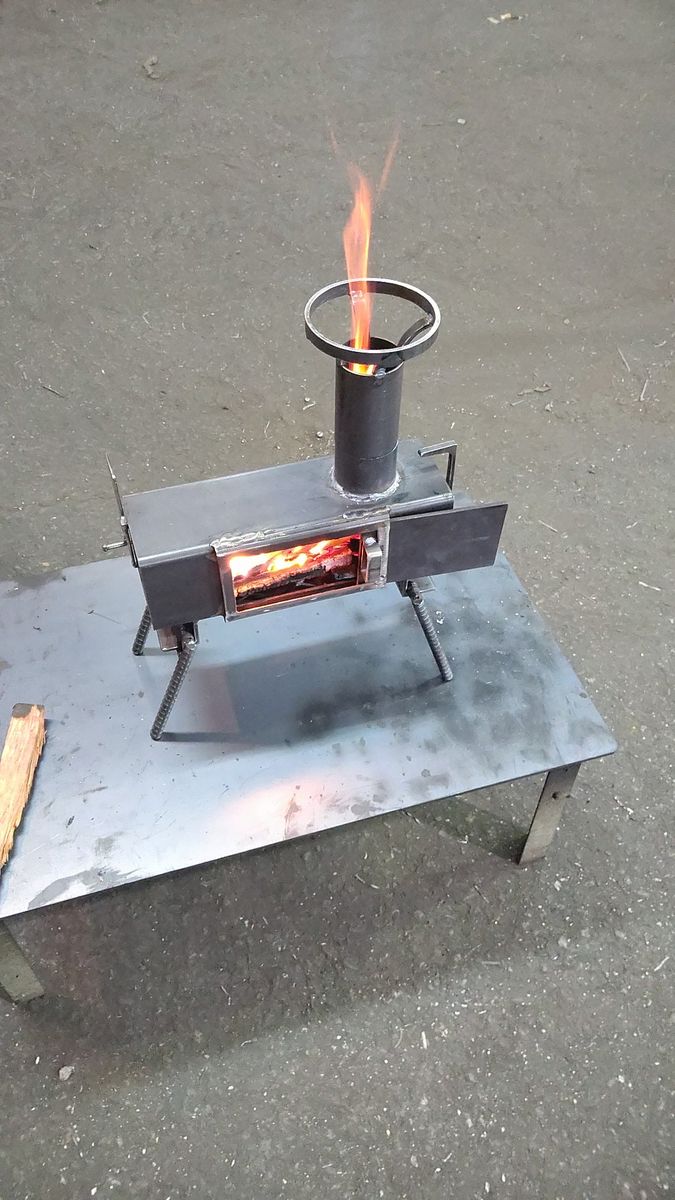 薪ストーブ 焚き火台 コンロ ソロストーブ ロケットストーブ キャンプギア 組み立て式