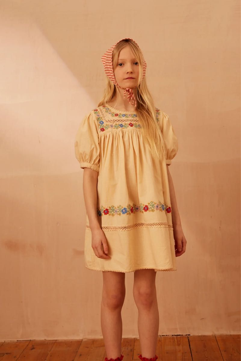 Apolina Patsy Dress 7-9y ワンピース ドレス アポリナ 刺繍 8y Apolina Patsy Dress 7-9y ワンピース ドレス アポリナ 刺繍 8y