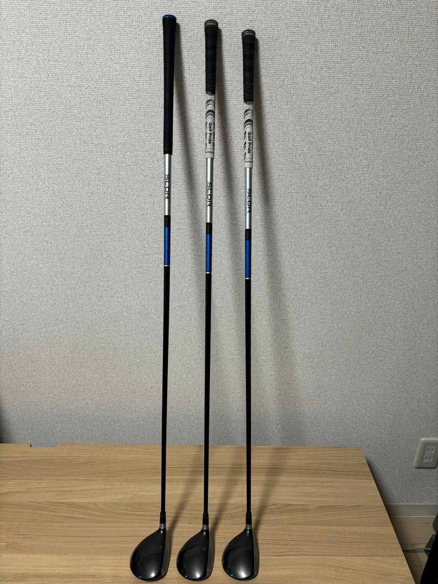 TaylorMade SLDR フレックスSR フェアウェイウッド 3本セット 3W TaylorMade SLDR フレックスSR フェアウェイウッド 3本セット 3W