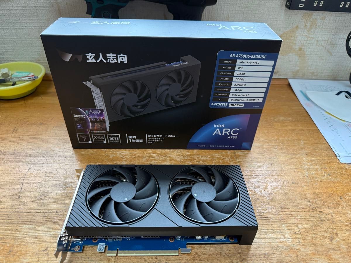 Intel ARC A750 グラフィックボード AR-A750D6-E8GB/DF|Yahoo Intel ARC A750 グラフィックボード AR-A750D6-E8GB/DF|Yahoo