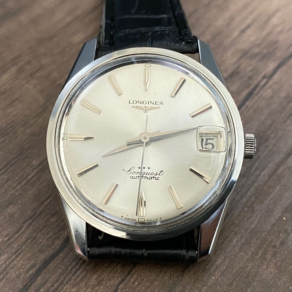 OH済み ロンジン コンクエスト AT 1960年代 メダリオン 腕時計 OH済み ロンジン コンクエスト AT 1960年代 メダリオン 腕時計