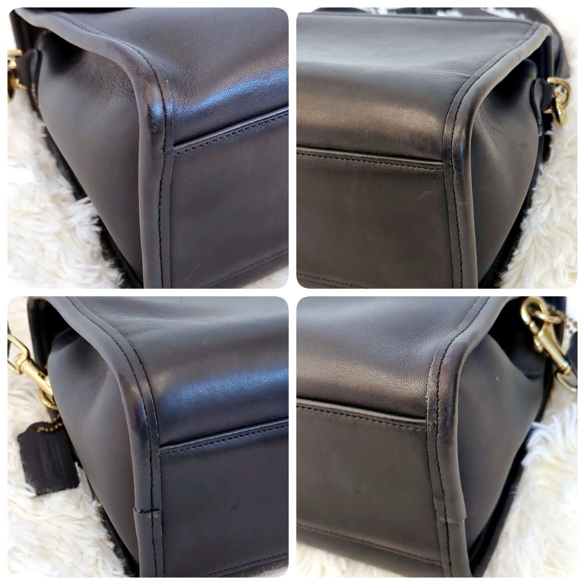 美品 オールドコーチ 2way ショルダーバッグ ターンロック 美品 オールドコーチ 2way ショルダーバッグ ターンロック