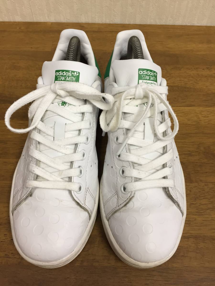 adidas STAN SMITH W 白/緑 ウィメンズ２４ USED スタンスミス