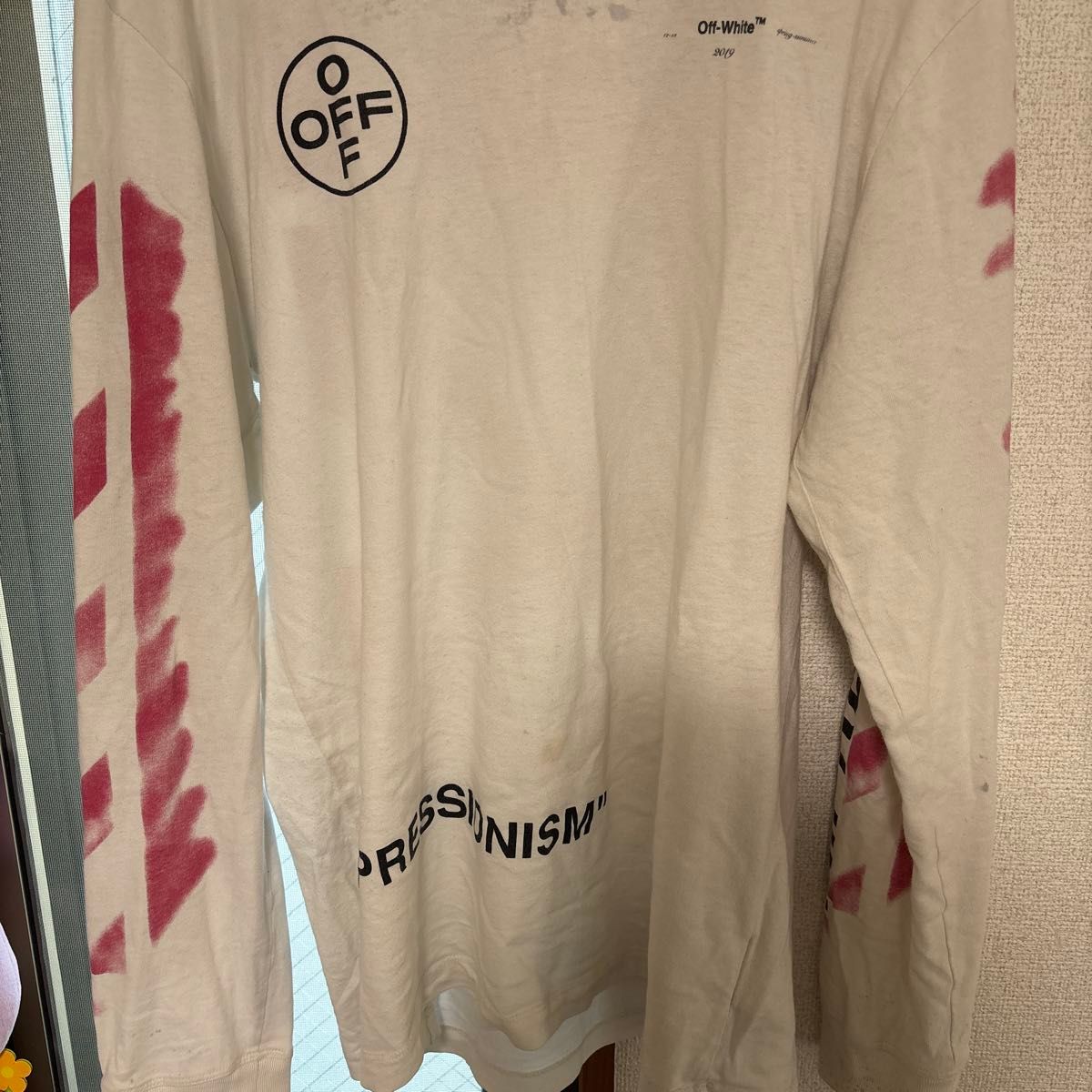off white オフホワイト ロングTシャツ ロンティー シャツ T off white オフホワイト ロングTシャツ ロンティー シャツ T