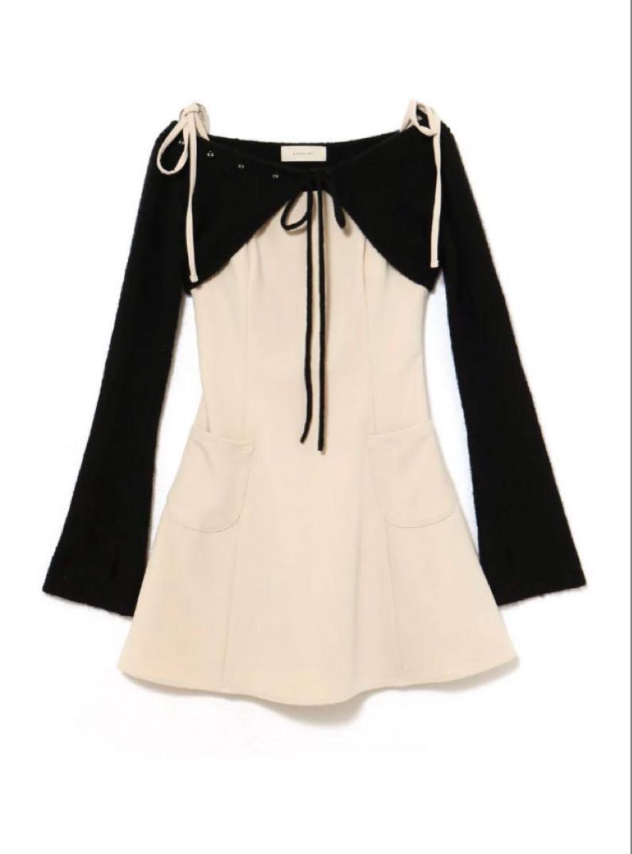 andmary Lamia knit set mini dress beige|Yahoo!フリマ(旧 andmary Lamia knit set mini dress beige|Yahoo!フリマ(旧
