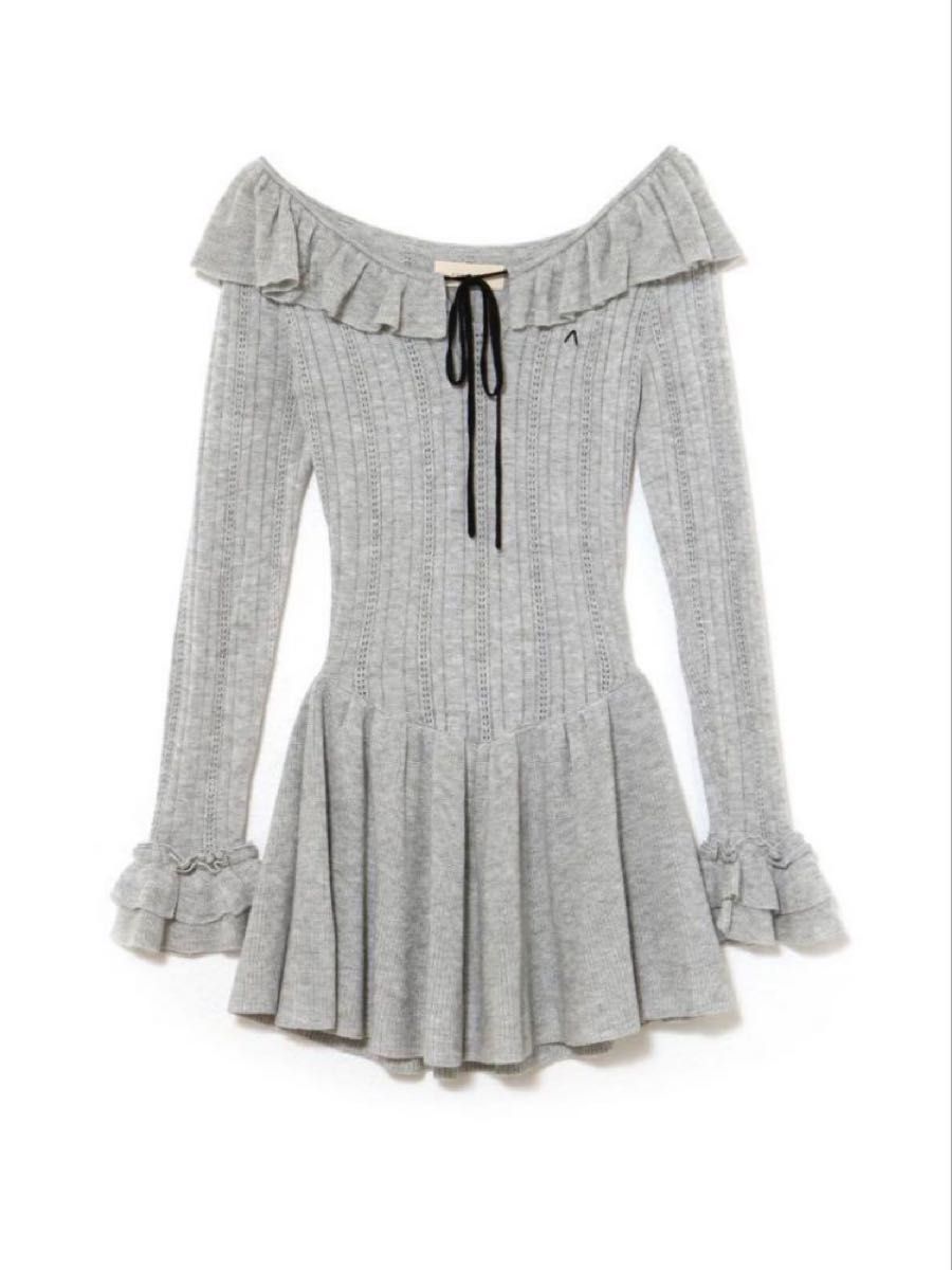 andmary Hana knit mini dress gray|Yahoo!フリマ(旧PayPay andmary Hana knit mini dress gray|Yahoo!フリマ(旧PayPay